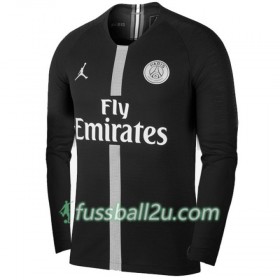 Günstige Fußballtrikots Paris Saint-Germain Jodan Schwarz 3rd trikot 2018/19 Langarm
